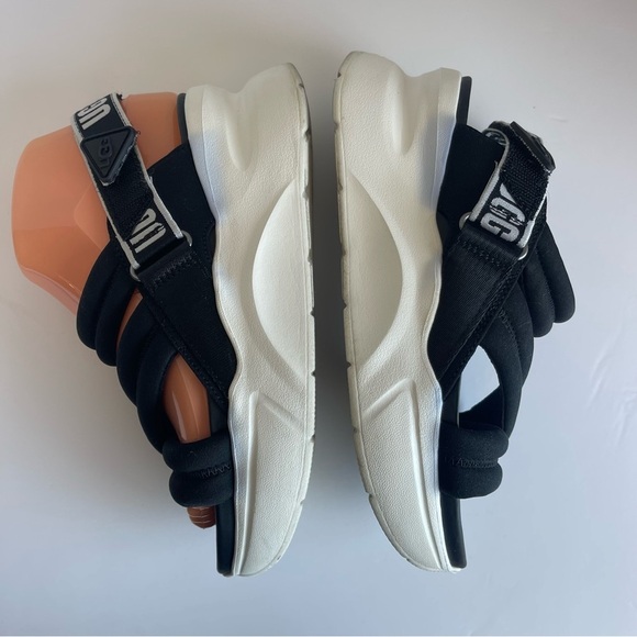 UGG LA Sun Women's Slingback Platform Sandals in Black Womens Size 5 - Picture 6 of 12